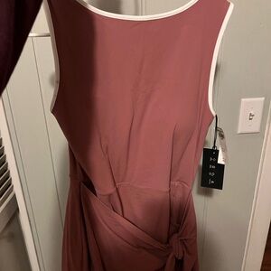 Coral wrap YBP athletic dress